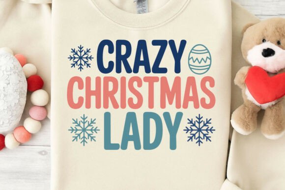 Crazy Christmas Lady PNG: Graphics Freebies