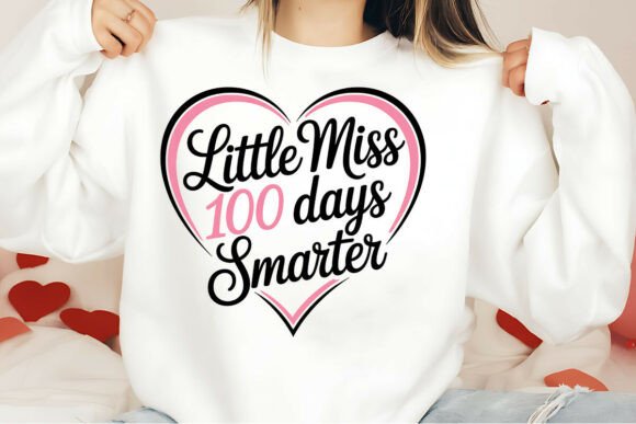 Little Miss 100 Days Smarter PNG: Graphics & Freebies