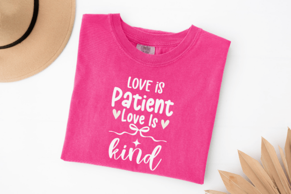 Love is Patient Love is Kind Svg: Graphics Freebies