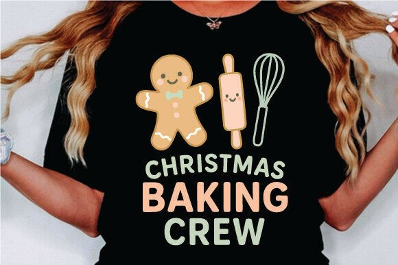 Reviewing Christmas Baking Crew SVG Freebies Graphics