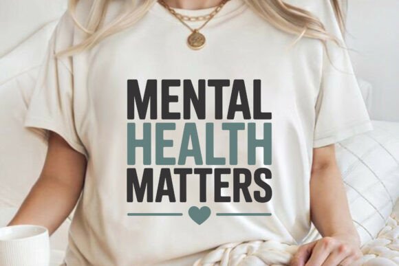 Reviewing Mental Health Matters T-shirt SVG PNG for Embroidery